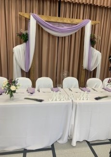 image of wedding inside community hall