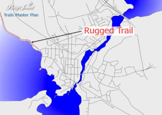 north shore rugged trail map image