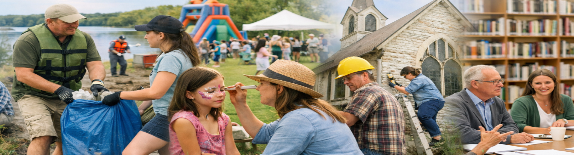 people helping other people