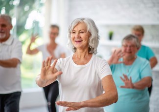 people doing tai chi