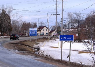 mckellar sign on road