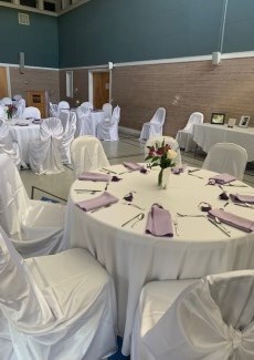 image of wedding inside community hall