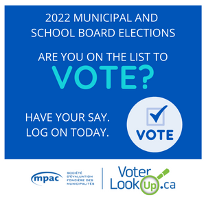 are you on the list to vote poster