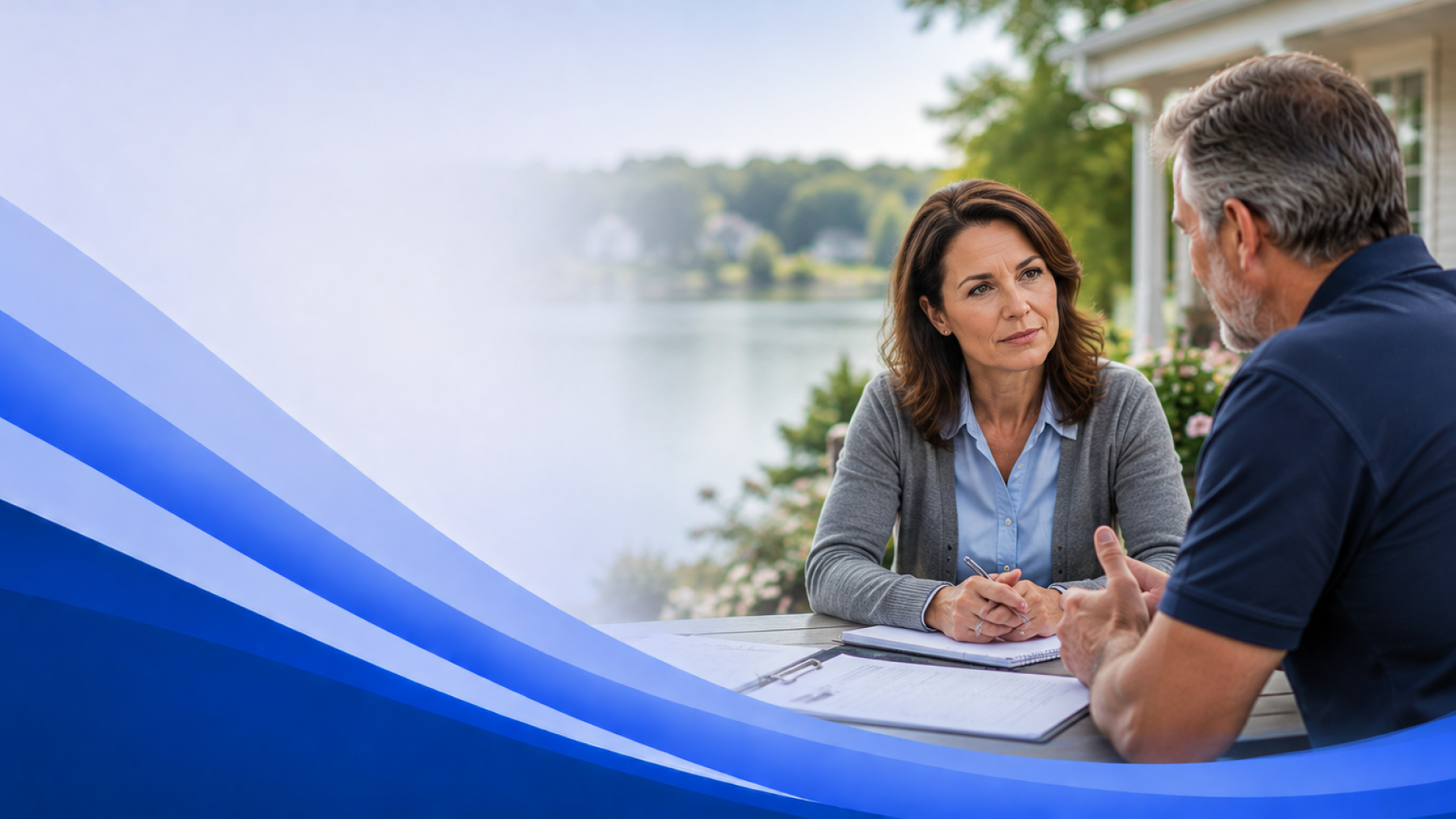 Consultation by the lakefront