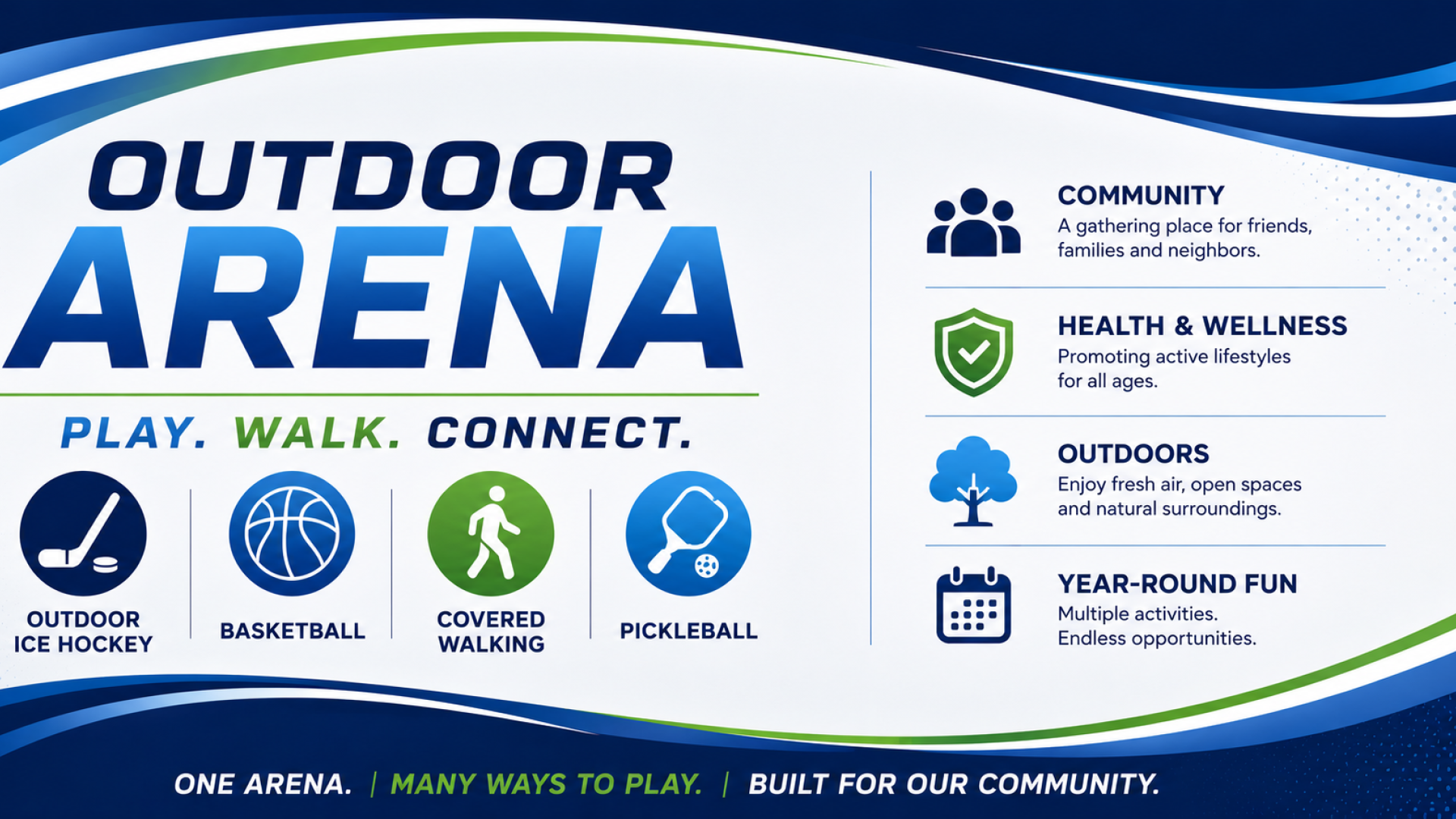Multi-sport outdoor arena promotion