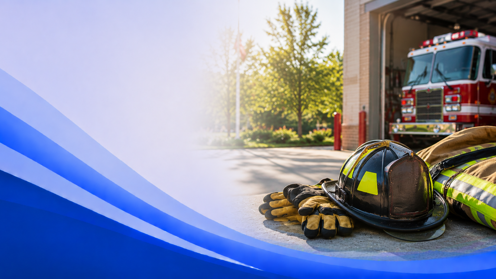 Prepared for action at the firehouse
