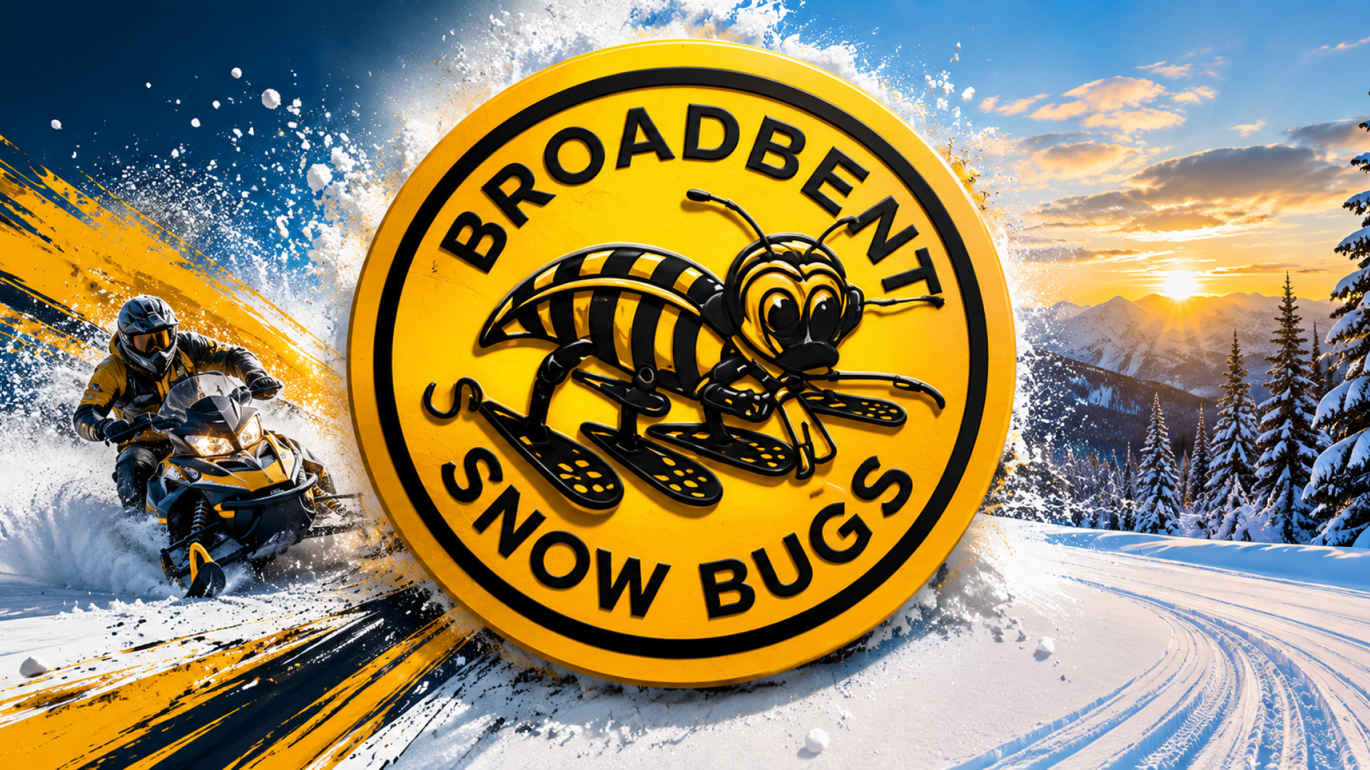 Winter adventure with Snow Bugs logo