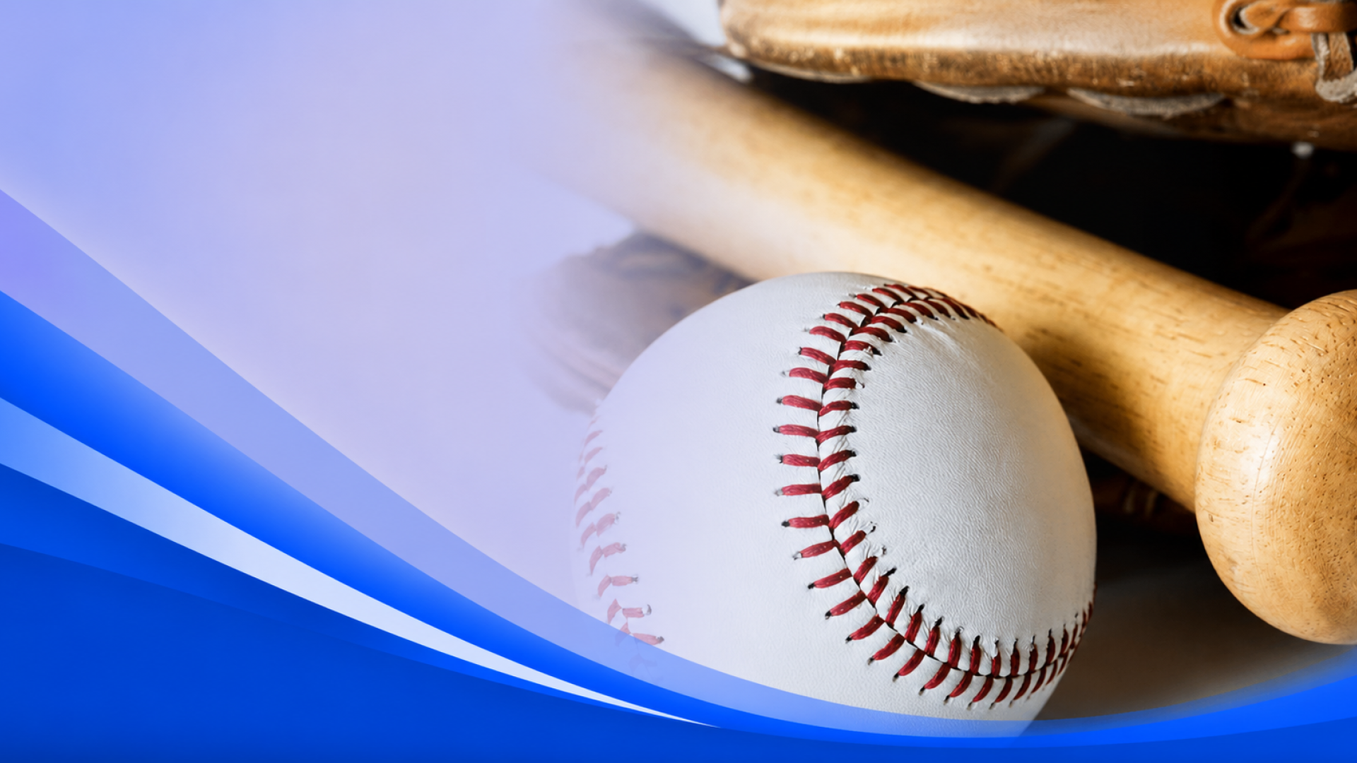 Baseball gear with dynamic background
