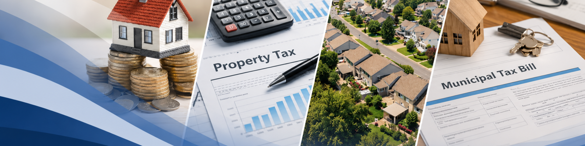 Property tax and municipal billing collage