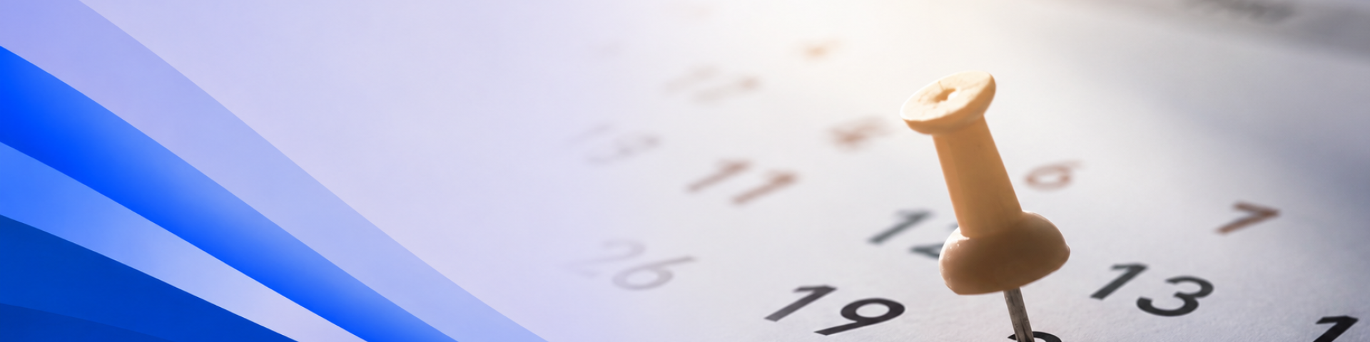 Professional calendar with modern background