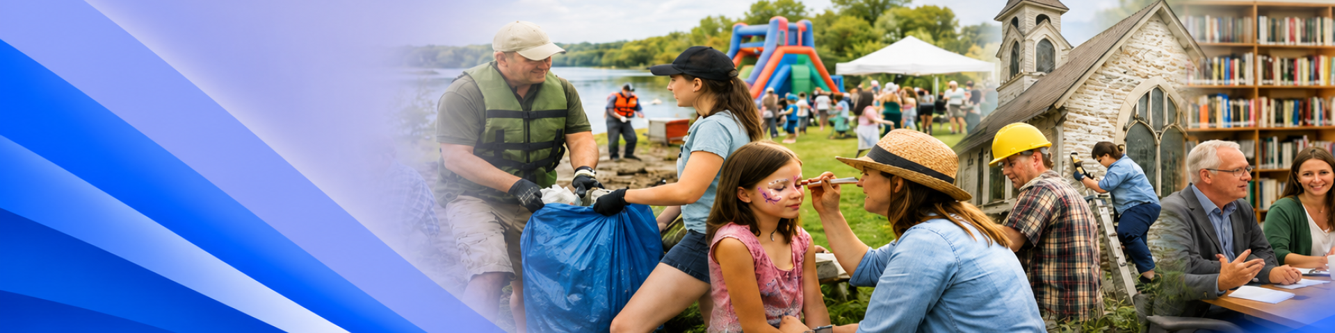 Community volunteering and outdoor fun